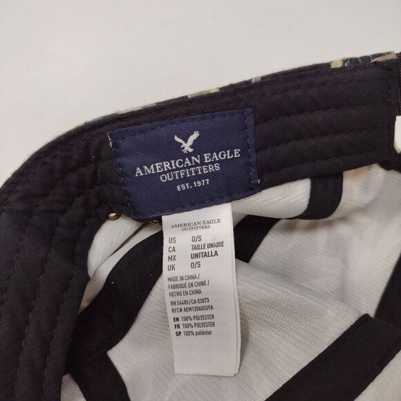 American Eagle Outfitters Strapback 5 Panel Hat Multi OSFA Tropical - Picture 8 of 8